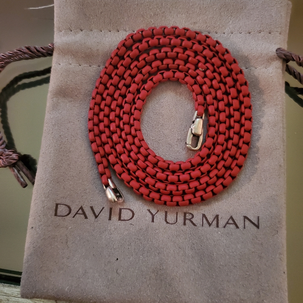 Red box necklace DAVID YURMAN